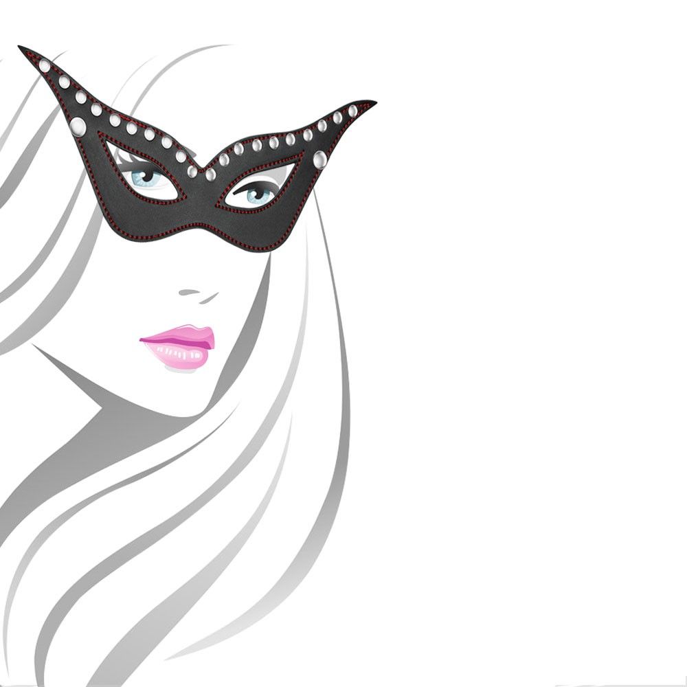 Маска Fetish Collection Masquerade, OS (чорний)