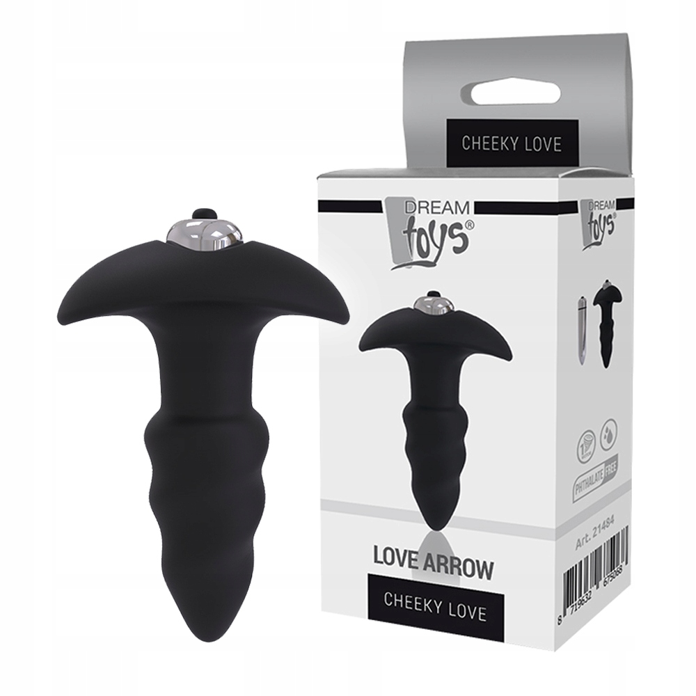 Korek analny Dream Toys Star Arrow, 10 cm (czarny)