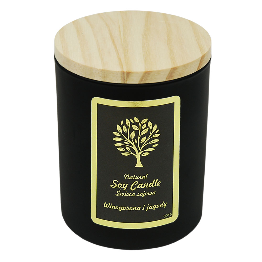 Свеча Aurora Natural Soy Candle виноград и ягоды, 150 г