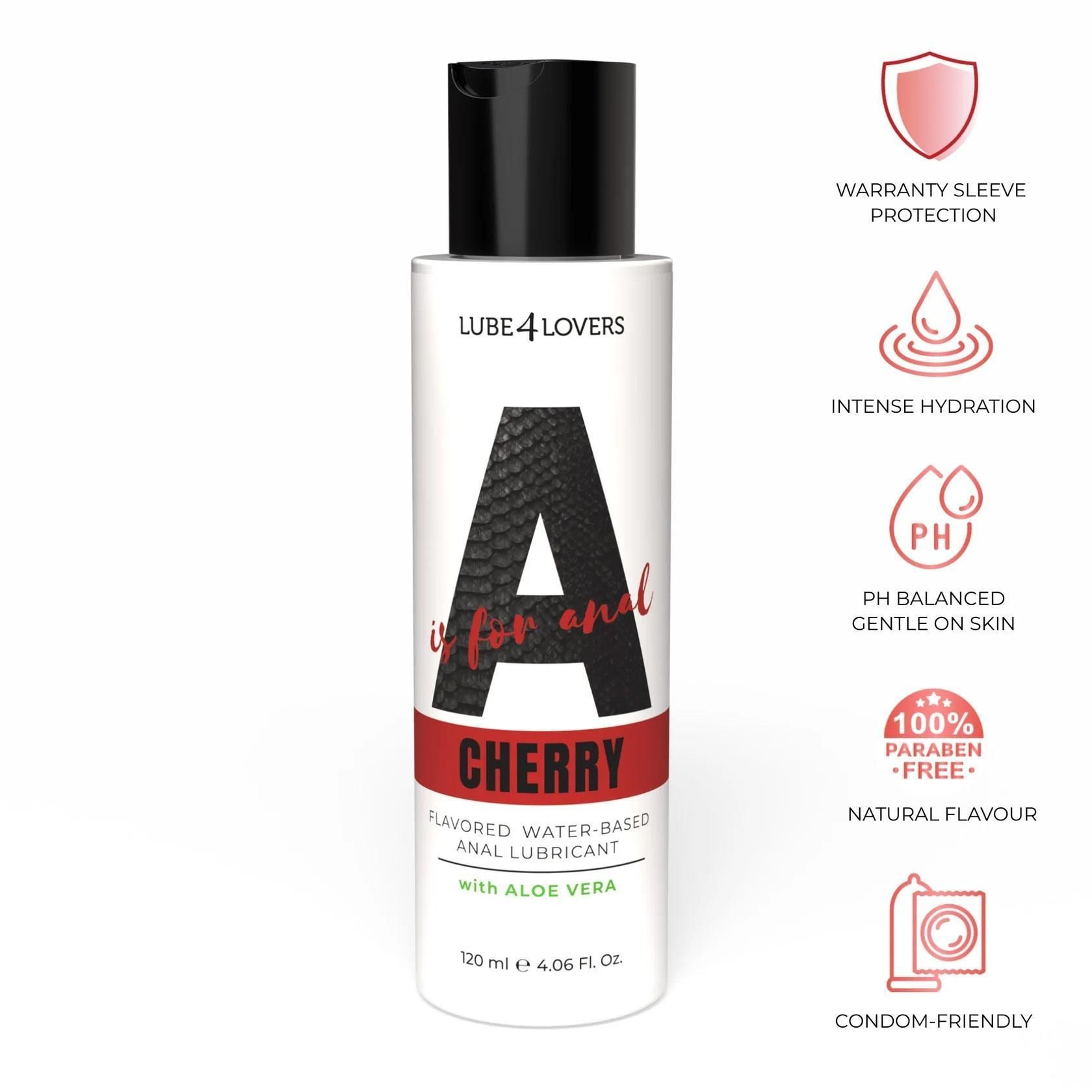 Анальний лубрикант Lube4lovers A is for Anal Cherry, 120 мл