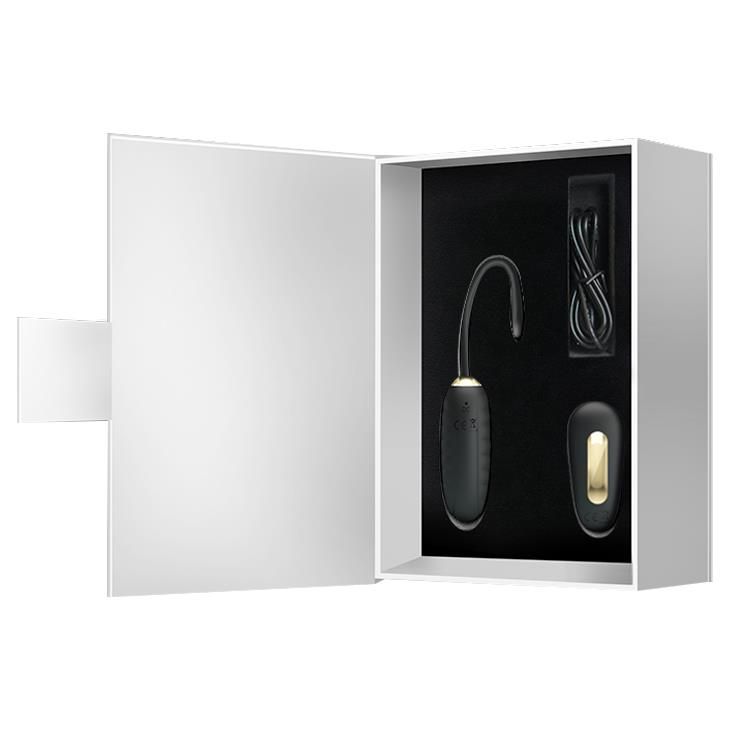 Виброяйцо Pretty Love Doreen Remote Control Egg, 19,7 см (черный)