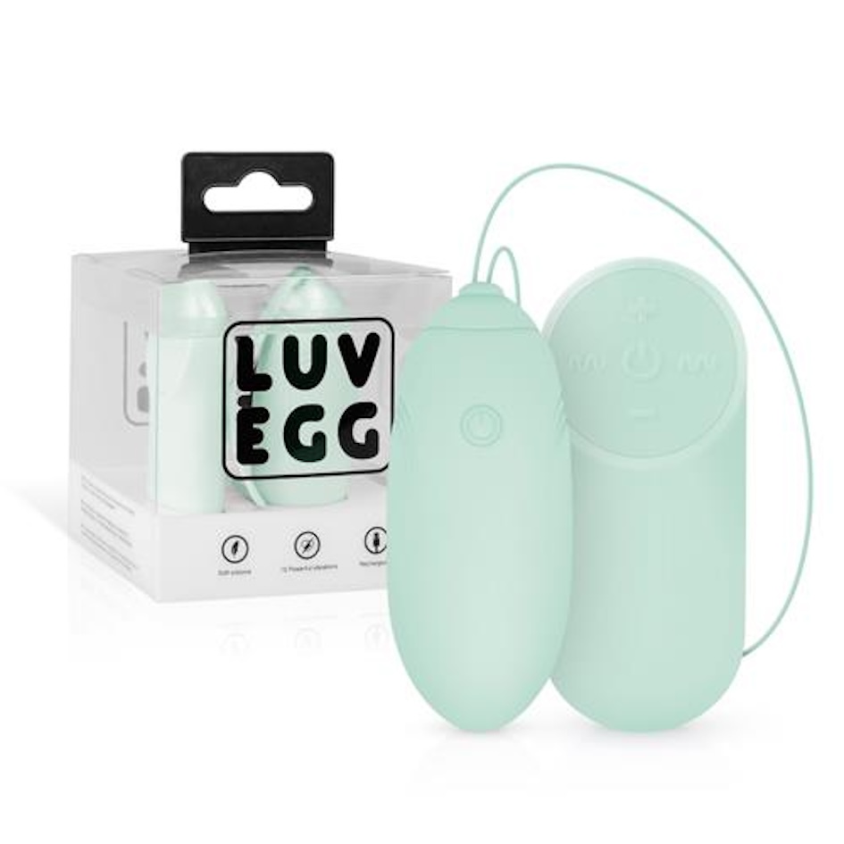 Виброяйцо Luv Egg, 16 см (зеленый)