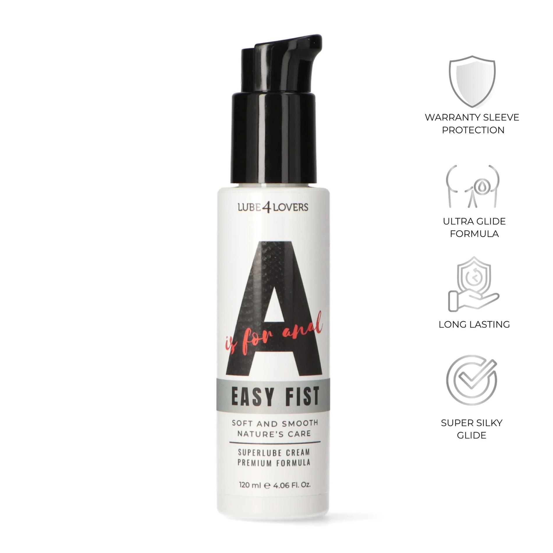 Lubrykant analny Lube4lovers A is for Easy Fist, 120 ml