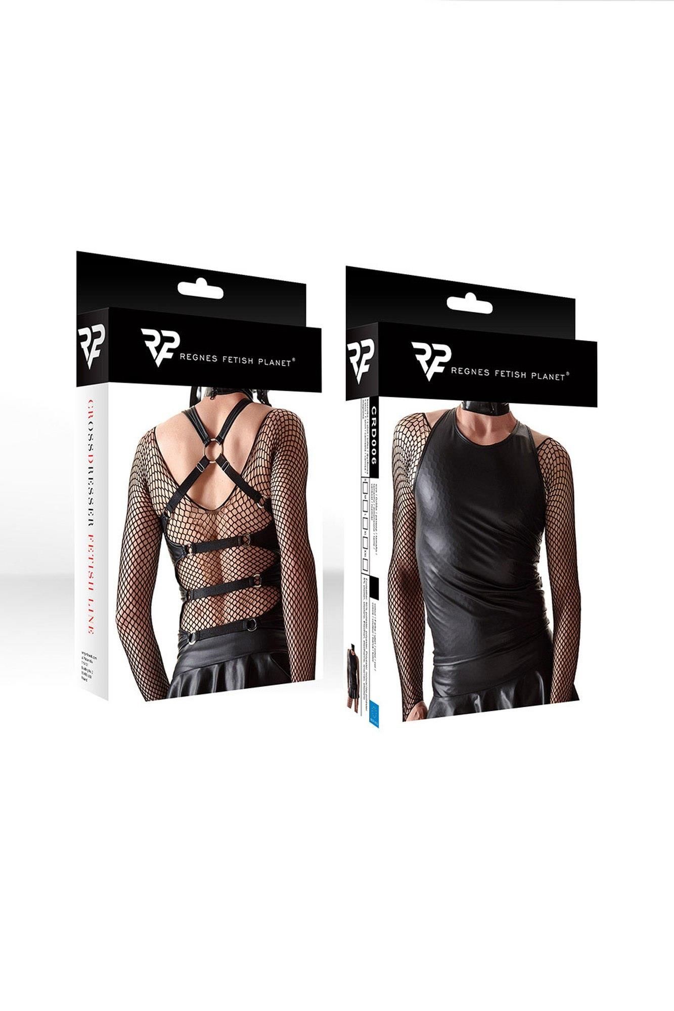 Top Regnes Fetish Planet CRD006, M (czarny)