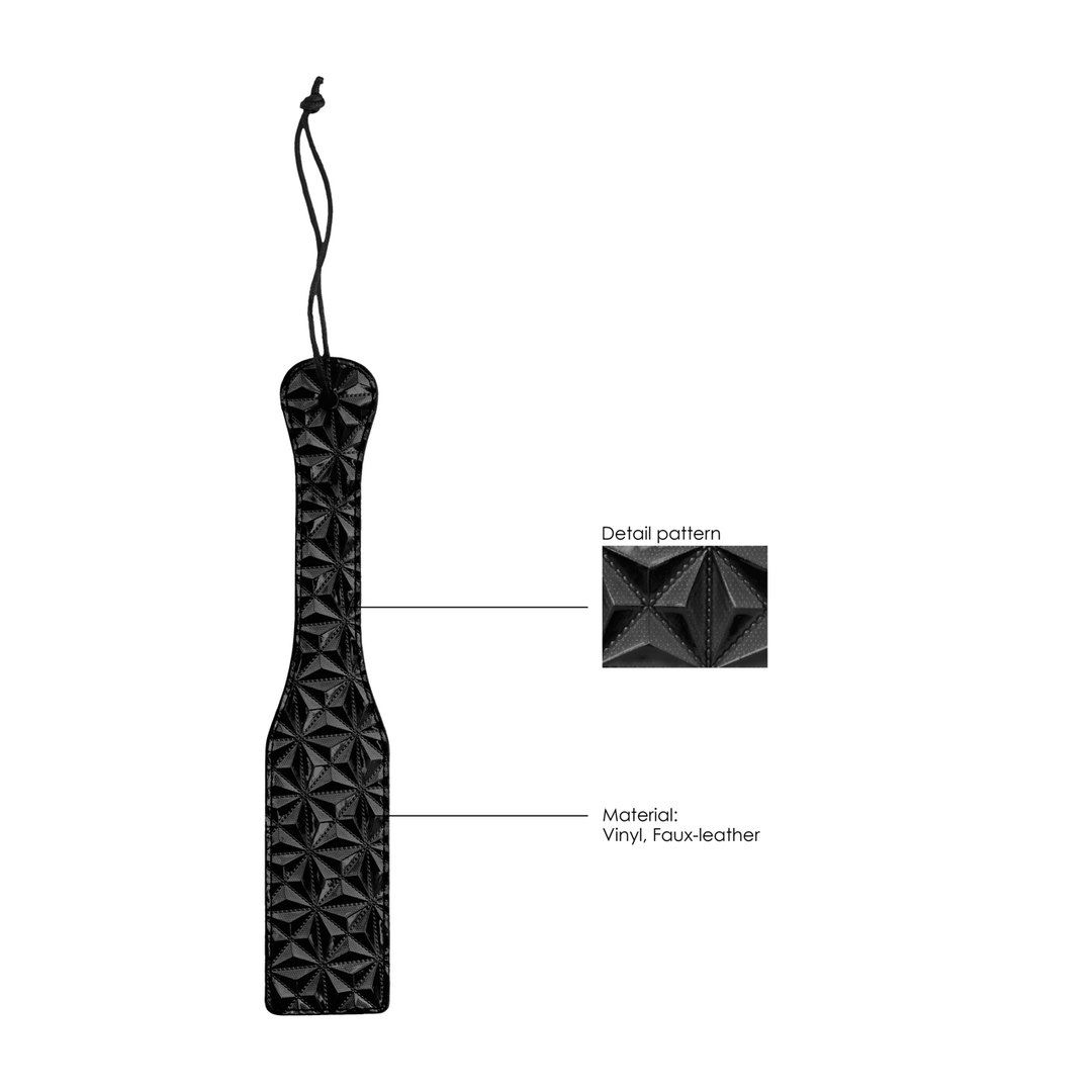 Шльопалка Ouch! Luxury Paddle, 31.5 см (чорний)