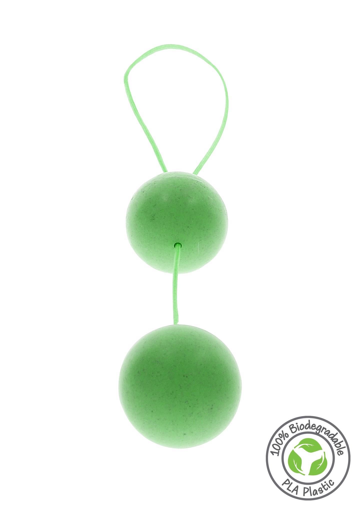 Вагинальные шарики Fuck Green Sphere Balls, 3,2 см (зеленый)