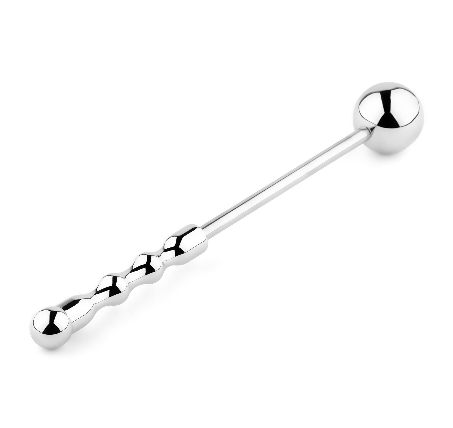 Korek analny B - Series HeavyFun Jewellery № 2, 27.5 cm (srebrny)