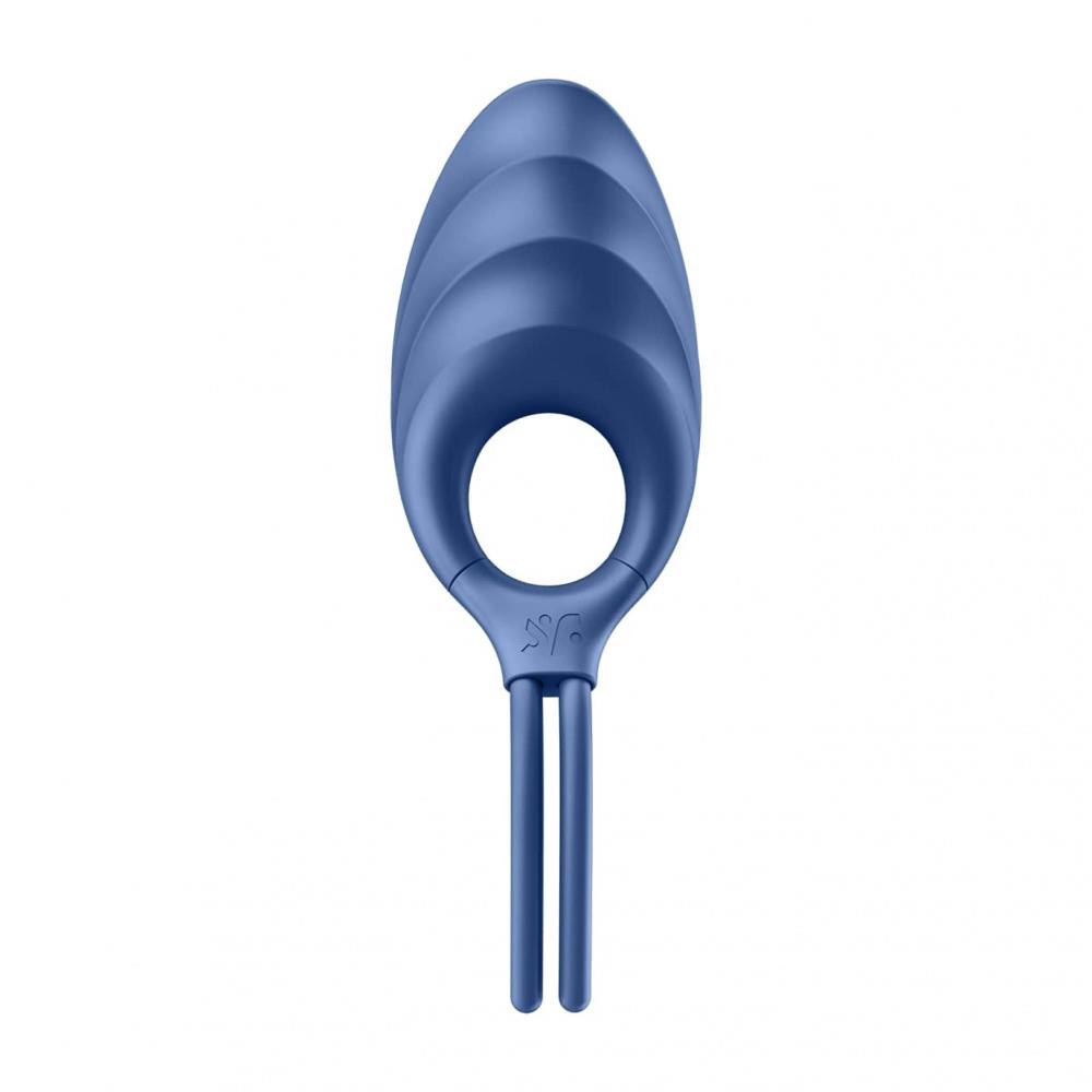 Виброкольцо Satisfyer Swordsman, 14.2 см (синий)