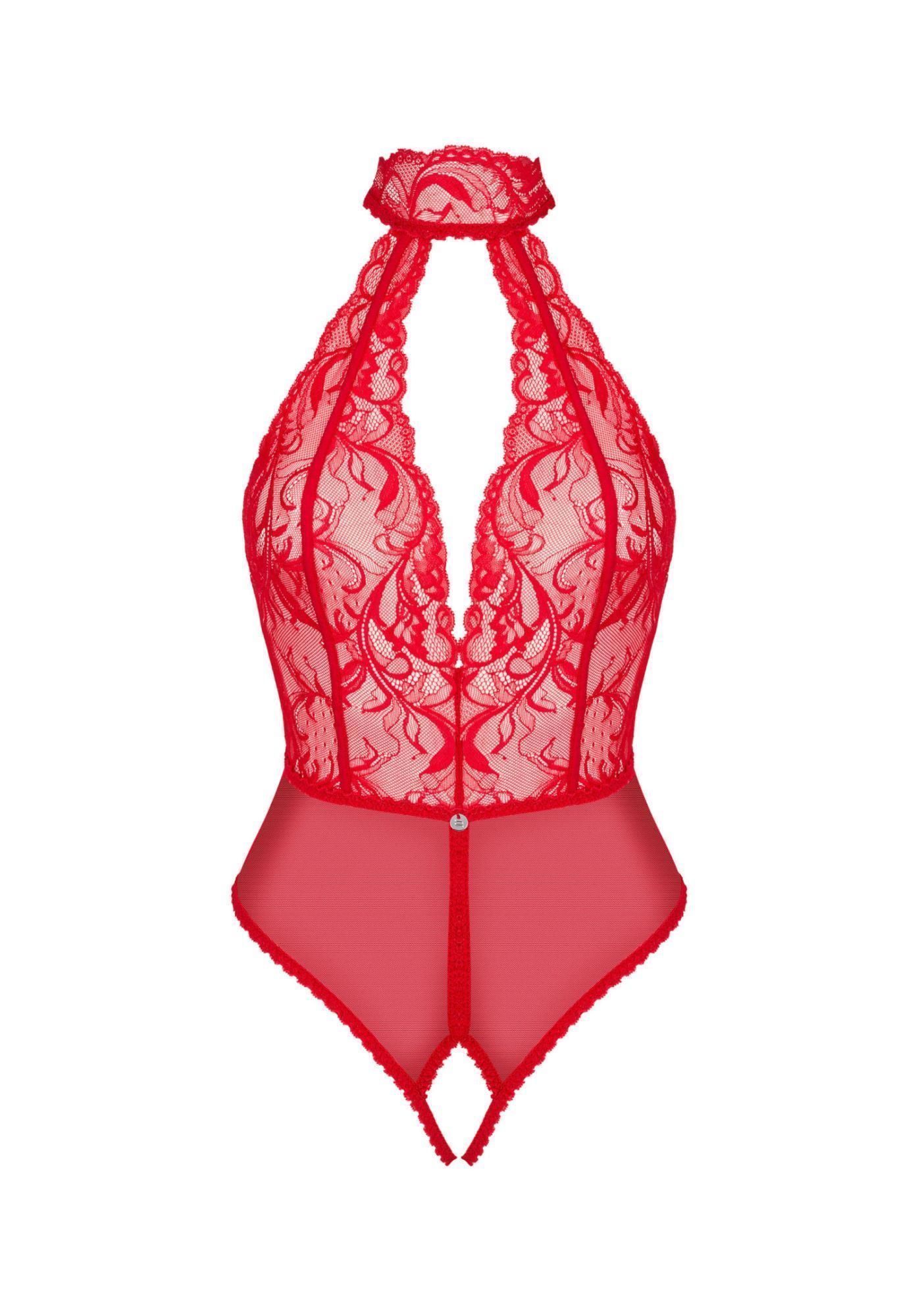 Боди Obsessive Dagmarie, M/L (красный)