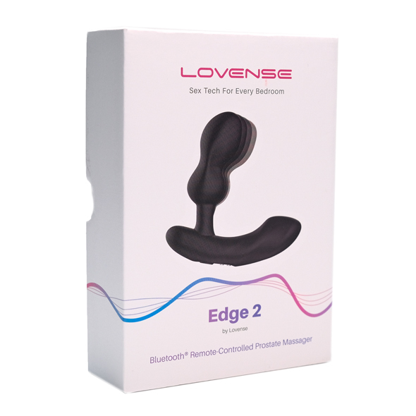 Stymulator prostaty Lovense Edge 2, 12,4 cm (czarny)
