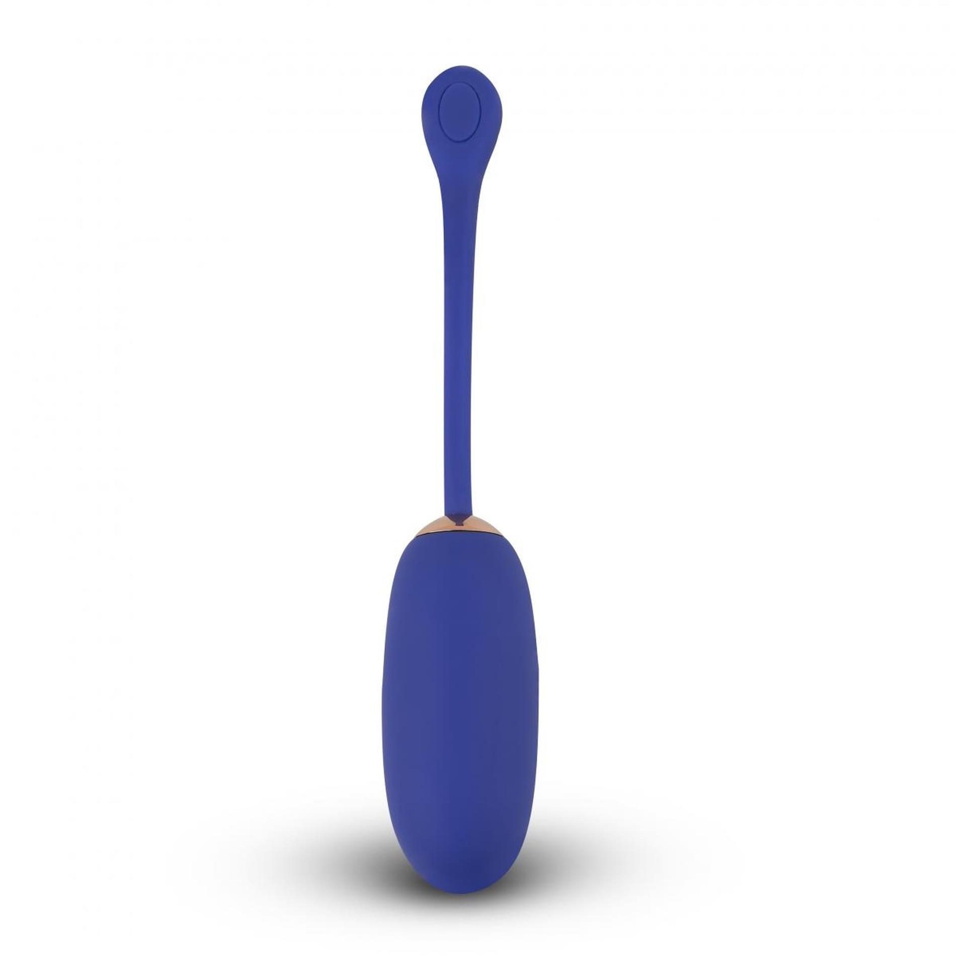 Wibrujące jajko Teazers Egg with Remote, 18.5 cm (niebieski)