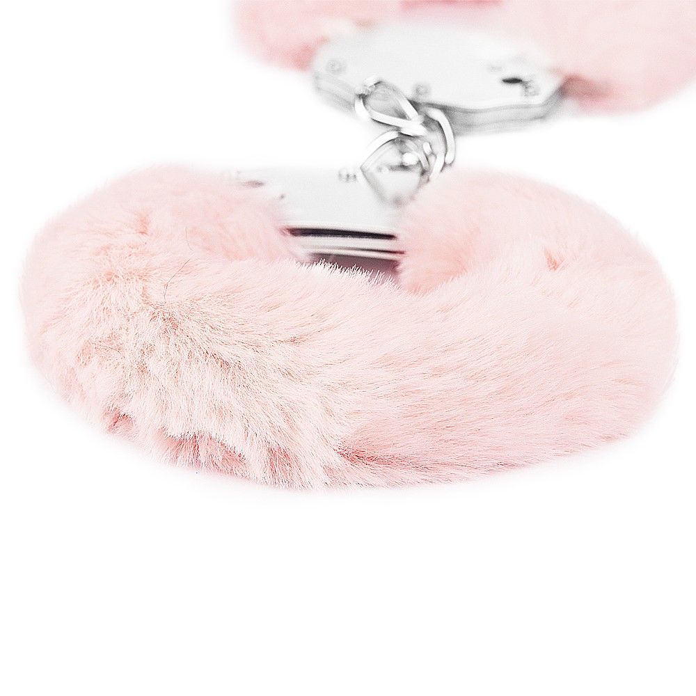 Наручники LoveToy Fluffy Hand Cuffs (розовый)