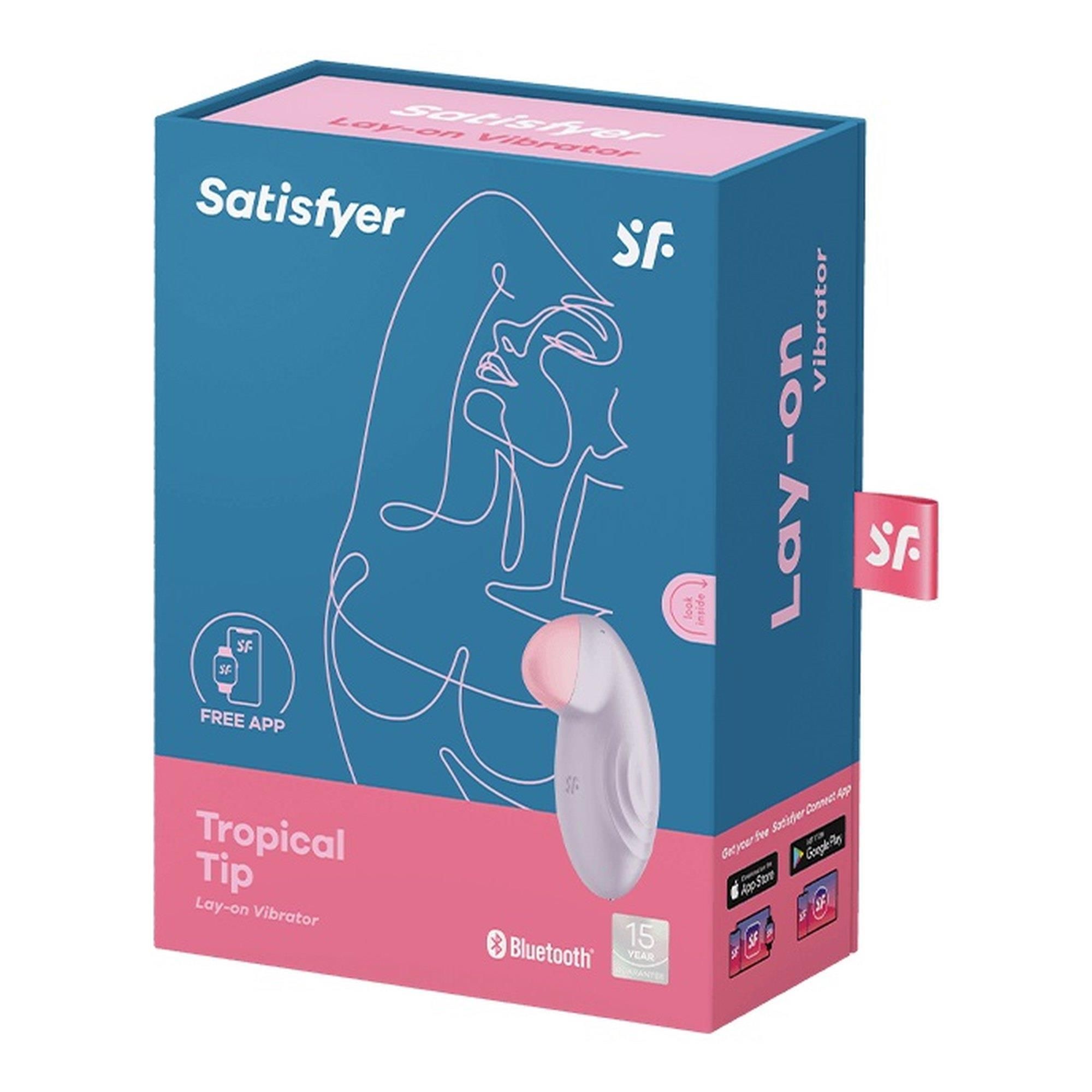 Вибратор для клитора Satisfyer Tropical Tip, 8,5 см (лиловый)