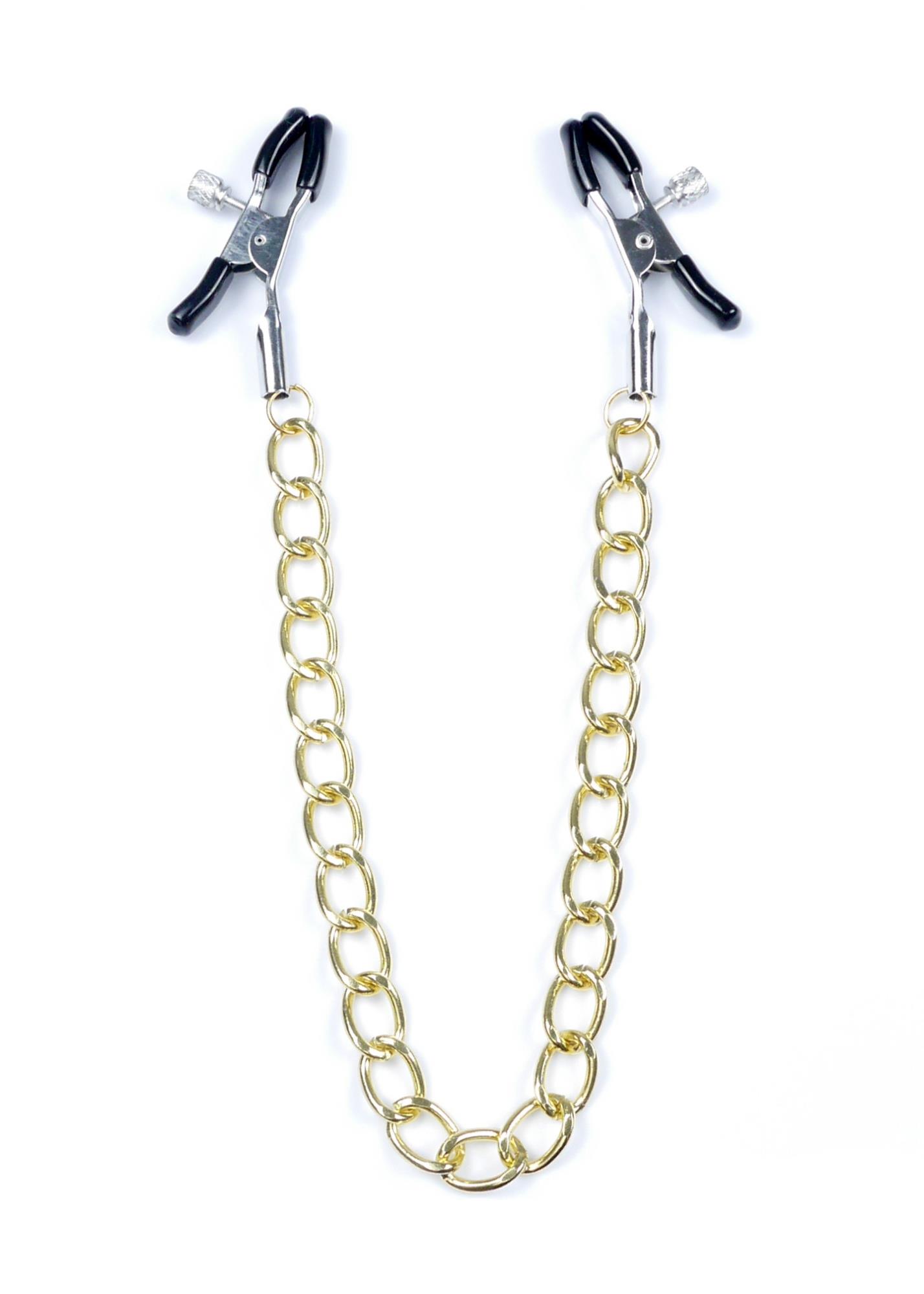 Зажимы для сосков Fetish B - Series Exclusive Nipple Clamps No.8, 41 см (черный)