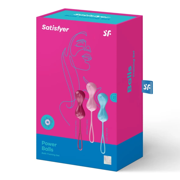 Вагинальные шарики Satisfyer Power Balls, 17,6 см (мульти)