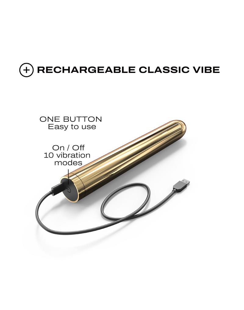 Dorcel Golden Boy 2.0 - Wibrator, Złoto, 19 cm