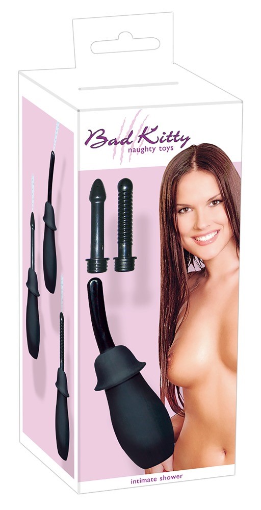 Анальный душ Bad Kitty Douche, 23 см (черный)