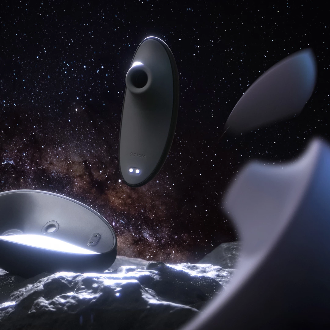 Bezdotykowy stymulator łechtaczki Svakom Pulse Galaxie (czarny)