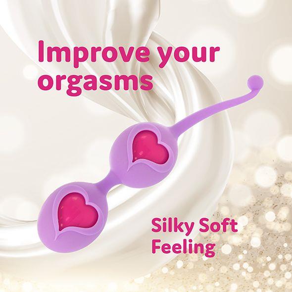 Вагинальные шарики FeelzToys Desi Love Balls, 16 см (фиолетовый)