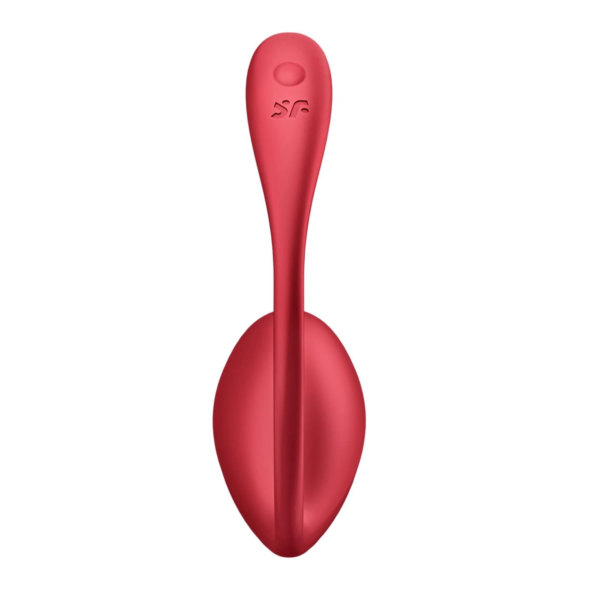 Виброяйцо Satisfyer Shiny Petal, 23 см (красный)