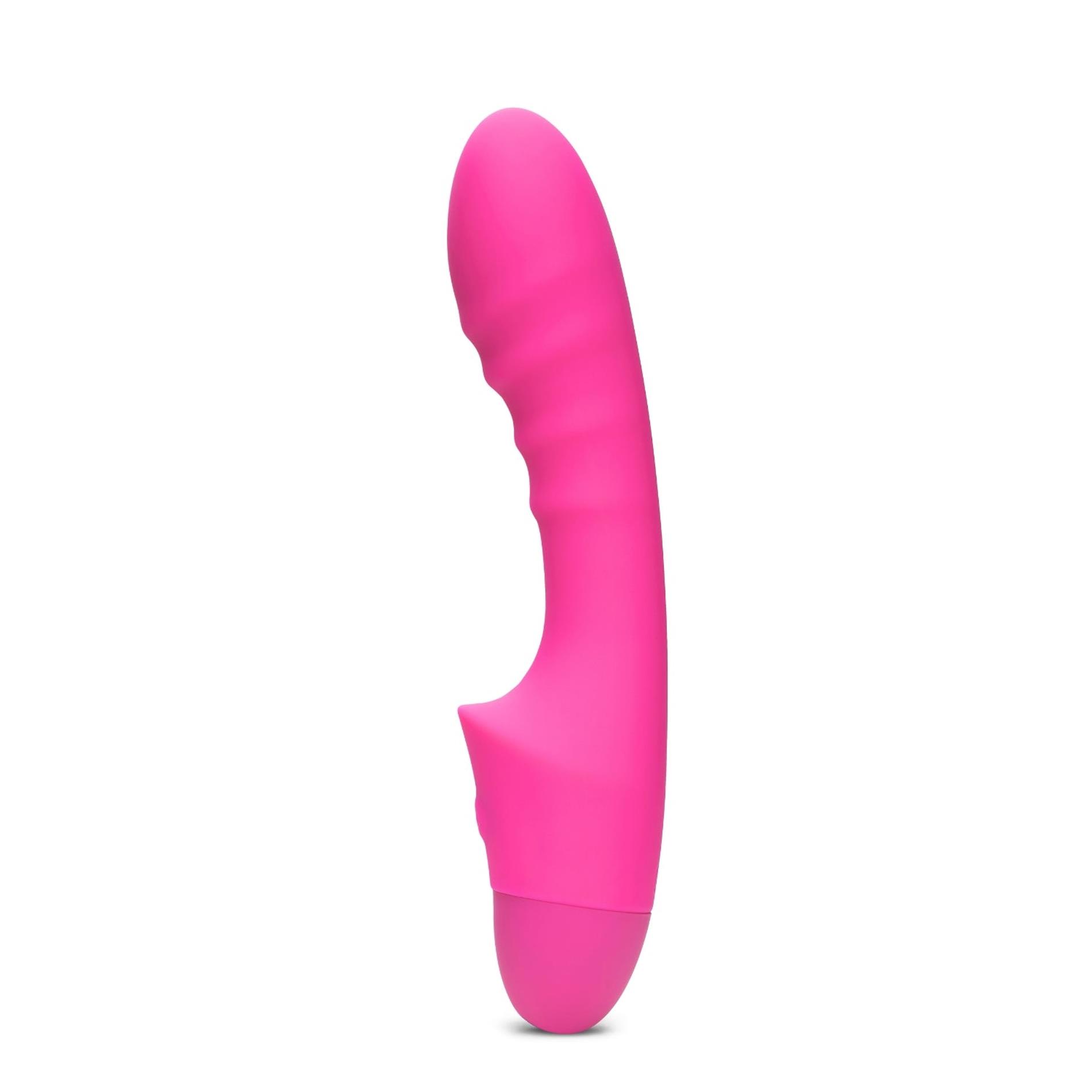 Вибратор So Divine Pash Ribbed G-spot, 17.7 см (розовый)