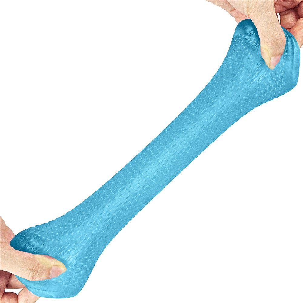 Lovetoy Training Master Double Side Stroker - Masturbator, Niebieski, 12.5 cm