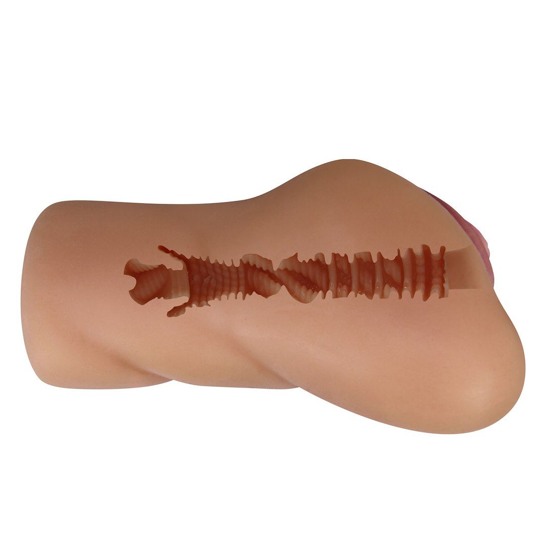 Crazy Bull Eliana - Realistyczny masturbator, Brązowy, 16.5 cm