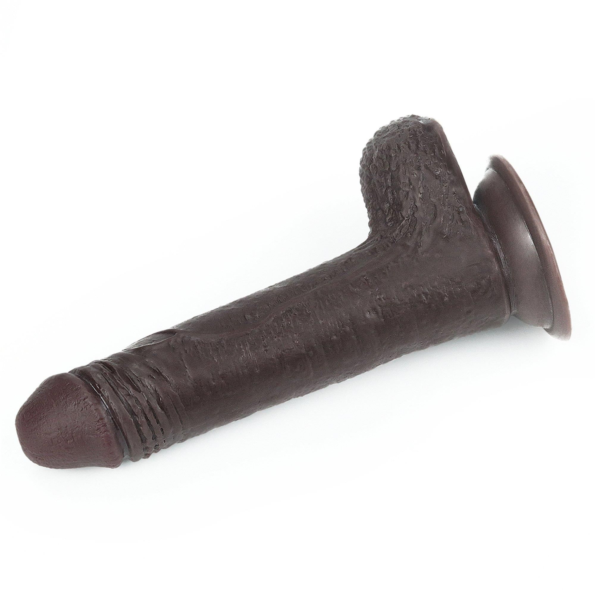 Фаллоимитатор с присоской LoveToy Sliding-Skin Dildo 7, 17,5 см (коричневый)