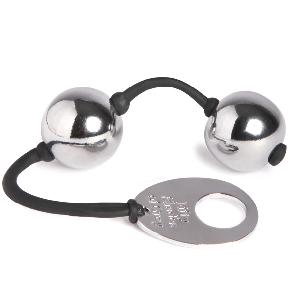 Вагинальные шарики Fifty Shades of Grey Inner Goddess, 21,6 см (серебристый)