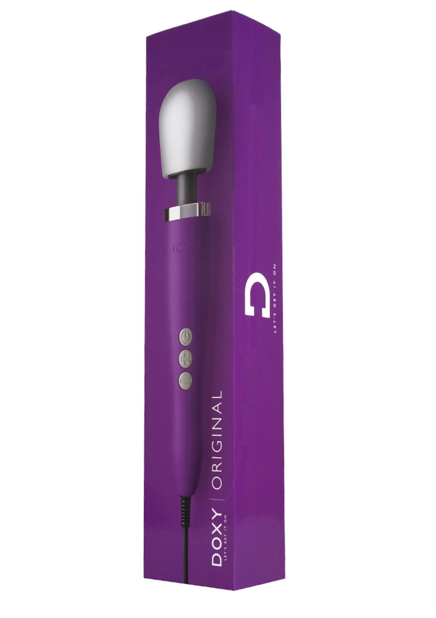 Вибромассажер Doxy Original, 34 см (фиолетовый)