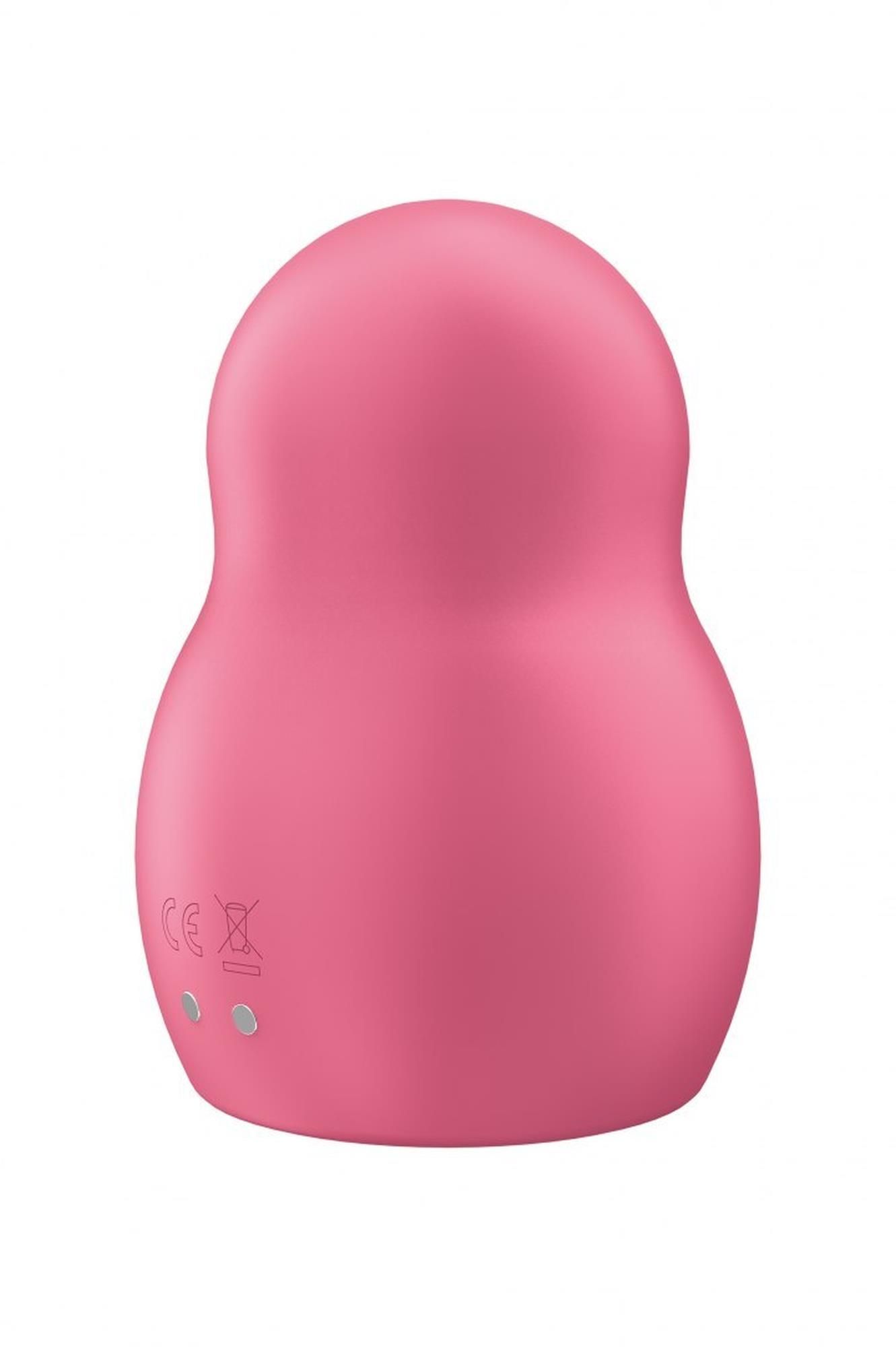 Вакуумный стимулятор клитора с вибрацией Satisfyer Pro To Go 1 (красный)