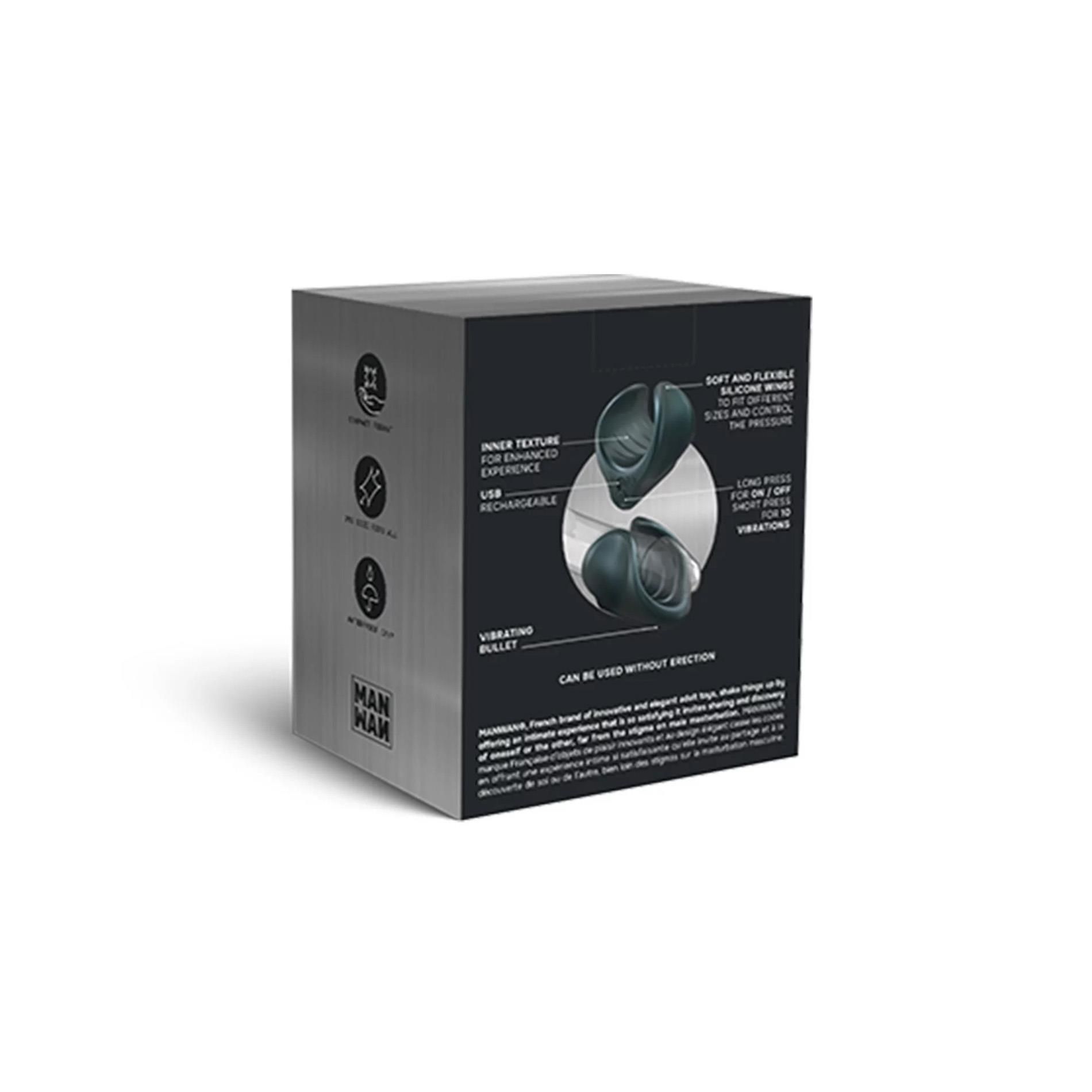 Masturbator z wibracjami Dorcel Man.Wand Starter (szary)