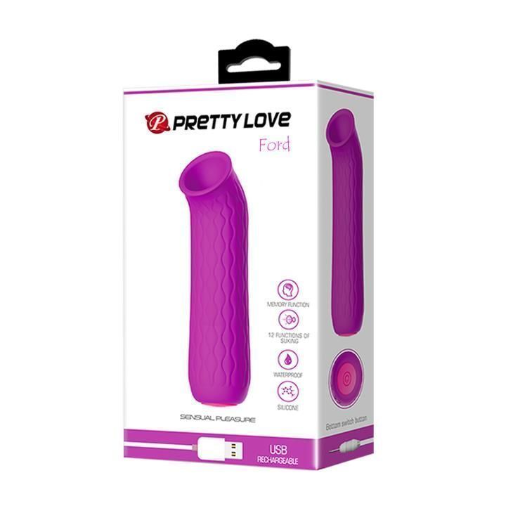 Вакуумный стимулятор клитора Pretty Love Ford (фиолетовый)