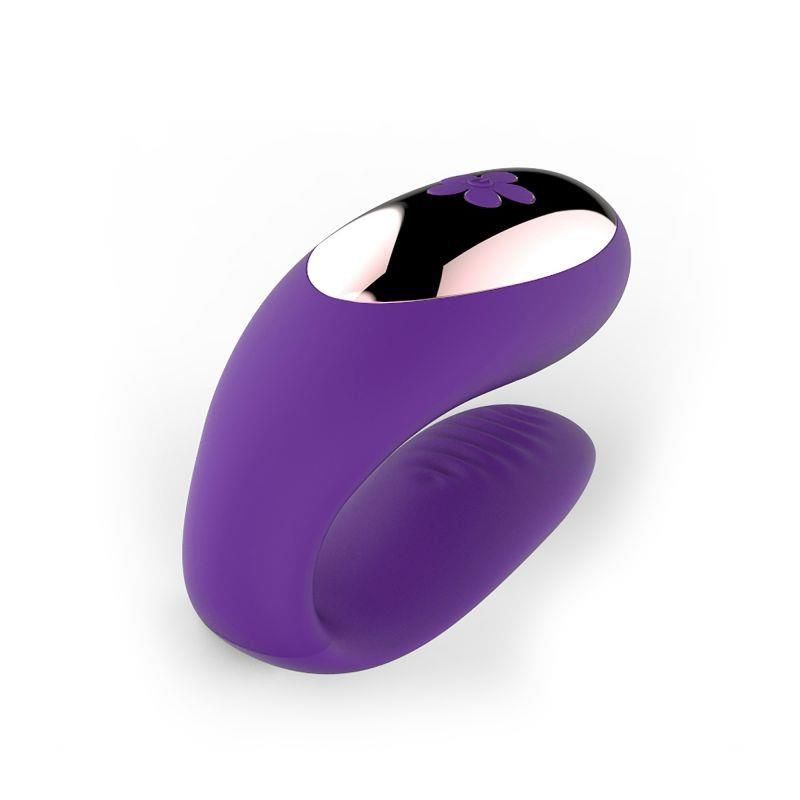 Вибратор для пар Toyz4Lovers Passion, 10 см (фиолетовый)