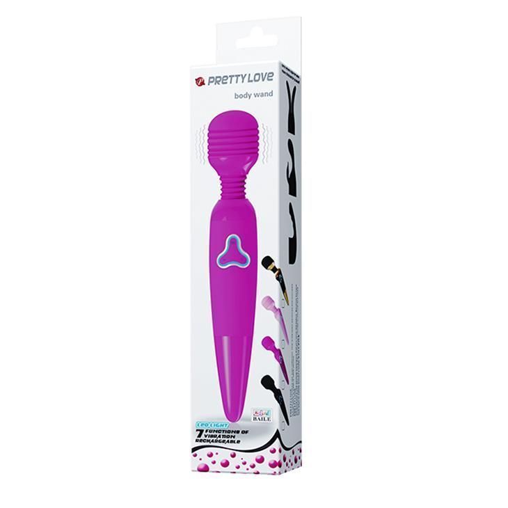 Вибромассажер Pretty Love Flirtacious Wand, 25 см (розовый)