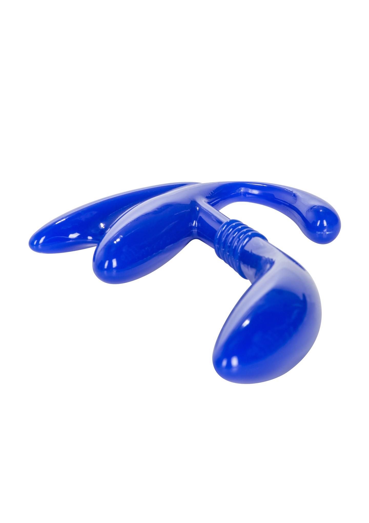 Стимулятор простаты Apollo Curved Prostate Probe, 11,5 см (синий)