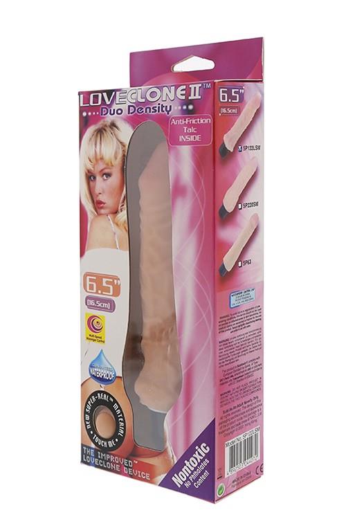 Вібратор Nmc LoveClone II 6.5 Duo, 16 см (тілесний)