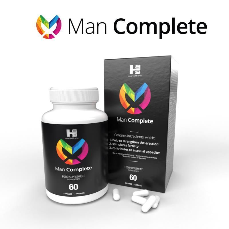 EROMED Man Complete - Tabletki na powiększenie penisa, Bezzapachowy