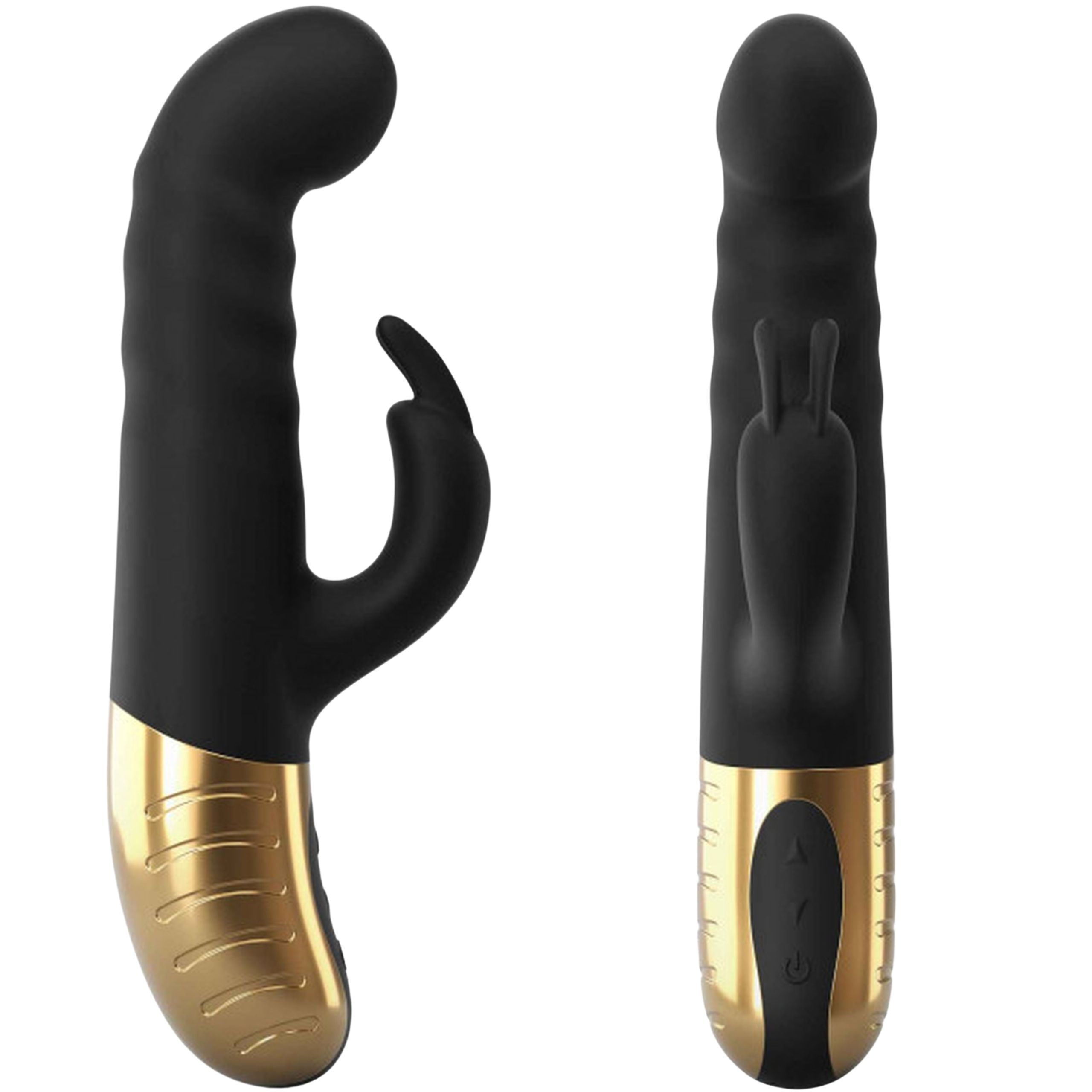 Вибратор кроликс Dorcel G-Stormer, 23.5х3.9 см (черный)