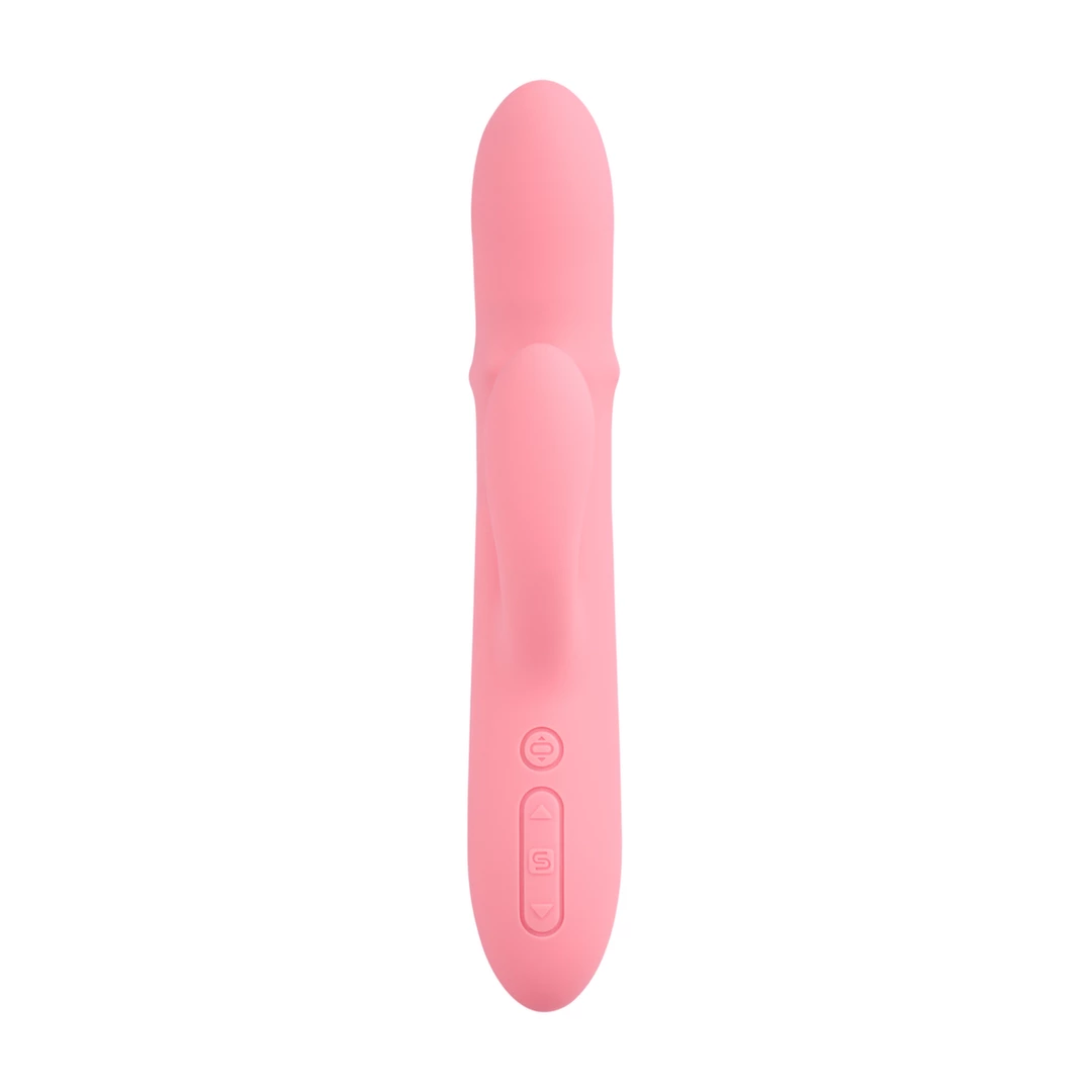 Wibrator królik Svakom Mora Neo Thrusting, 19,5 cm (jasnoróżowy)