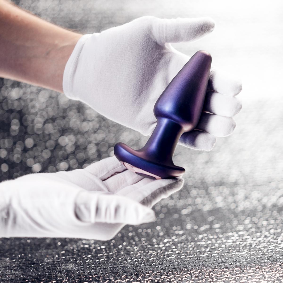 Korek analny Hueman Meteoroid Remote Controlled Rimming, 13,9 cm (fioletowy)