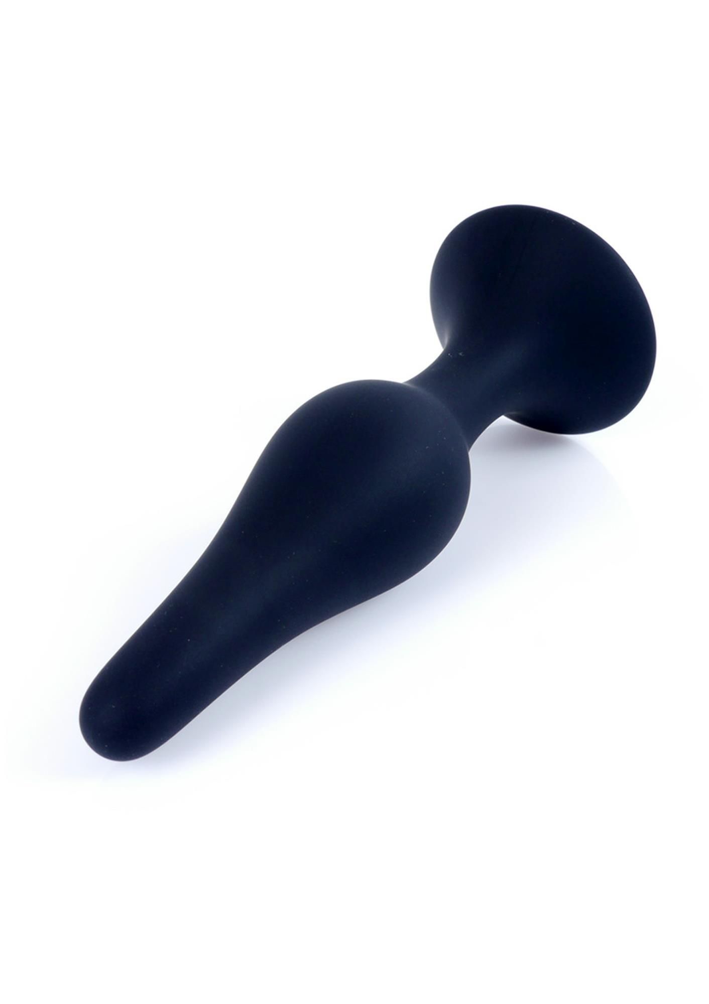 Korek analny Boss Silicone Plug Black Extra Large, 15 cm (czarny)