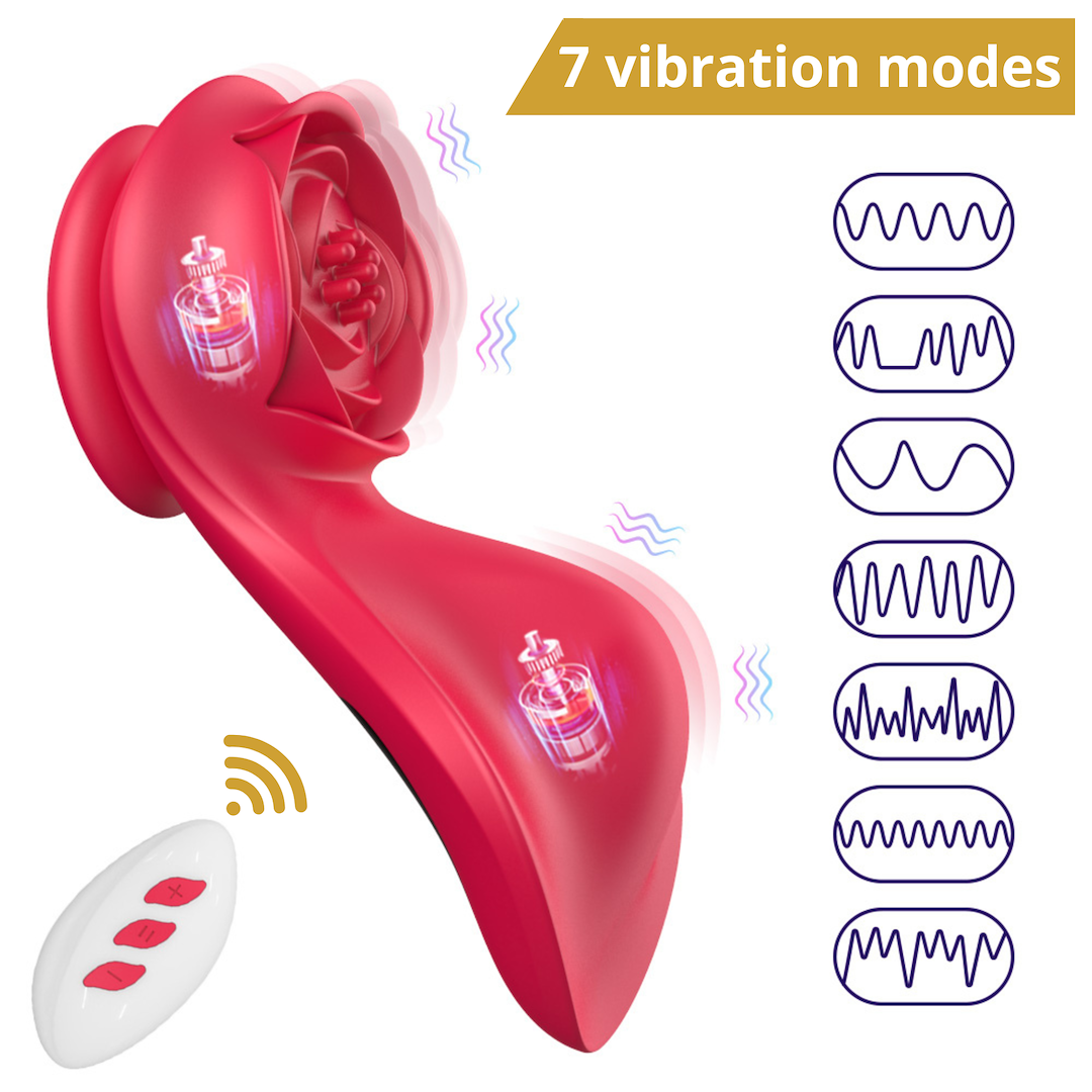Вибратор Erospace Sweet Play A1, 8,6 см (красный)