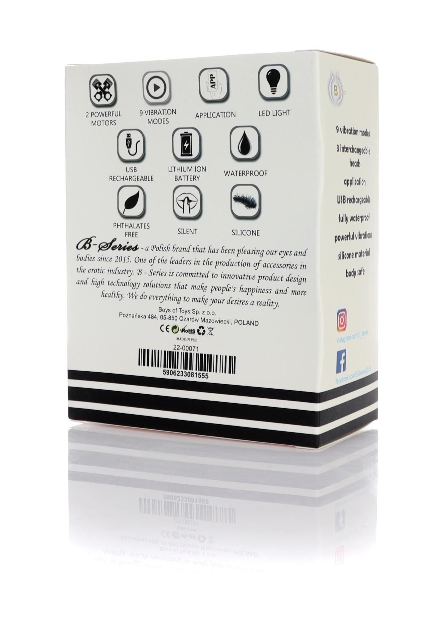 Стимулятор B - Series Magic Swan, 17 см (красный)