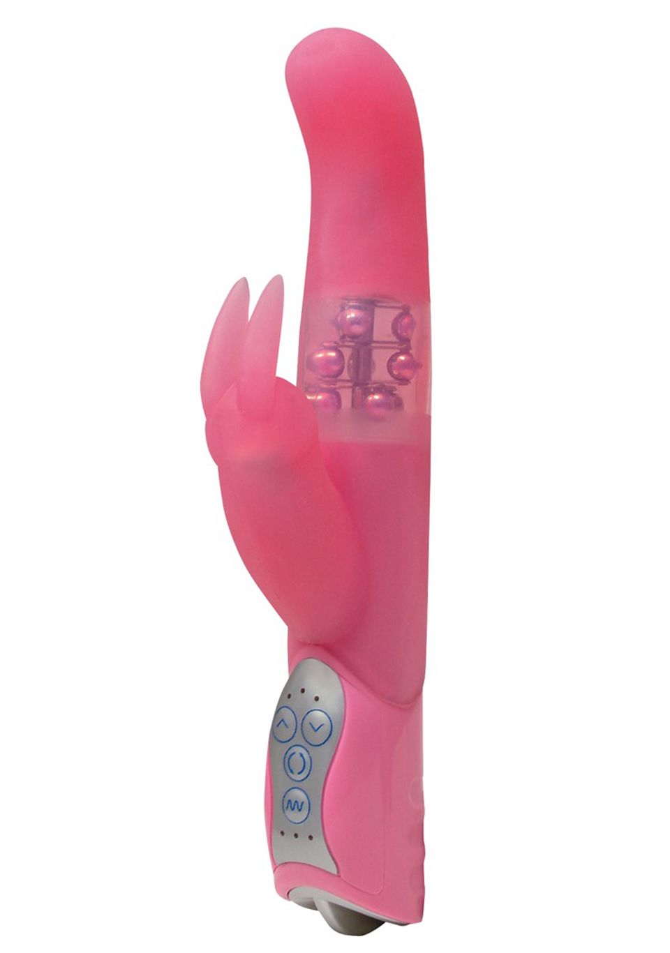 Вибратор-кролик Smile Pearl Bunny, 26 см (розовый)