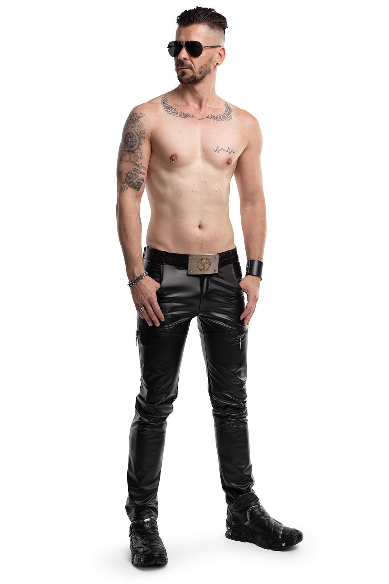 Spodnie Regnes Fetish Planet RMAmedeo001, XL (czarny)