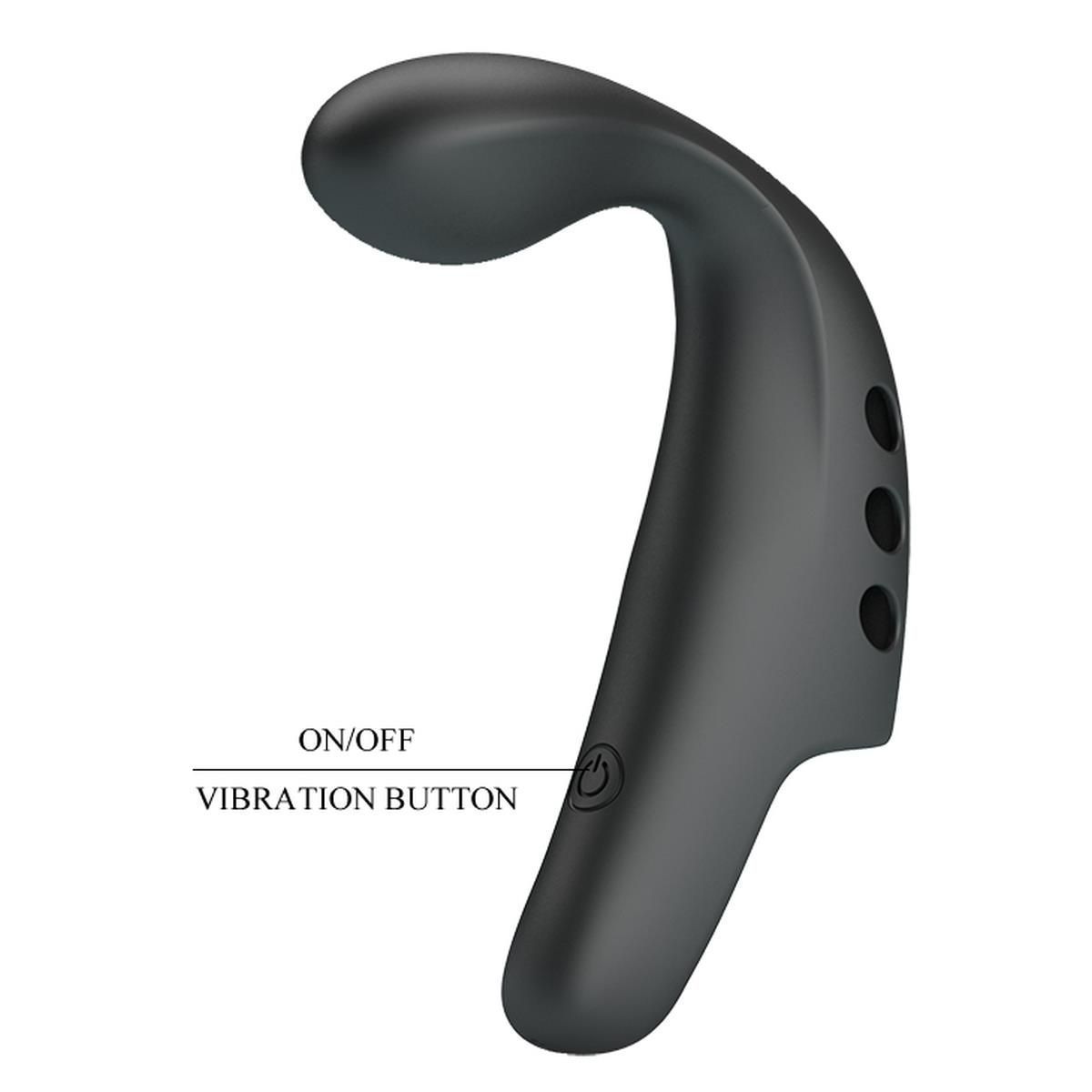 Вибратор на палец Pretty Love Fingering Vibrator Gorgon, 9,3 см (черный)