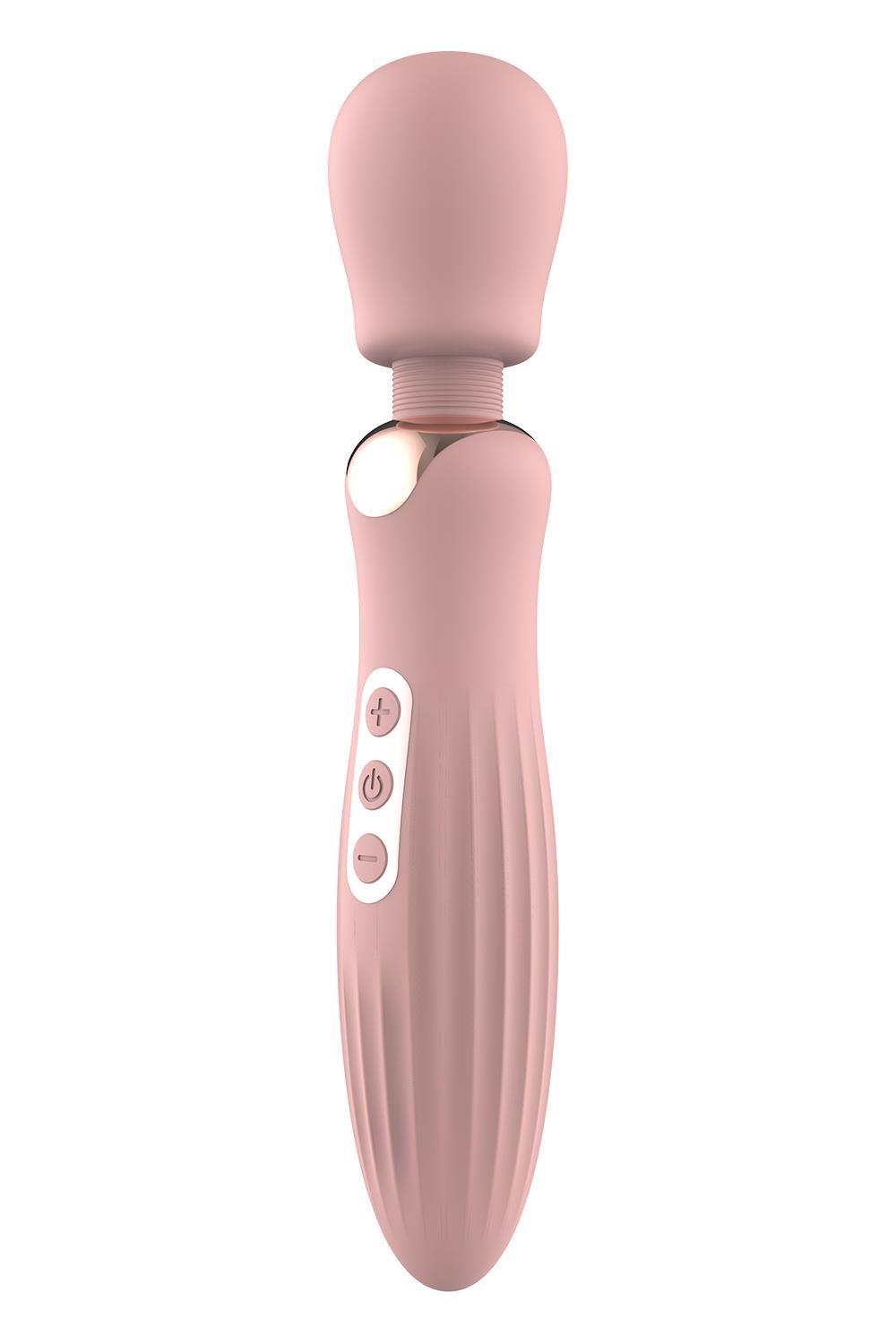 Вибратор Glam Large Wand, 24 см (светло-розовый)