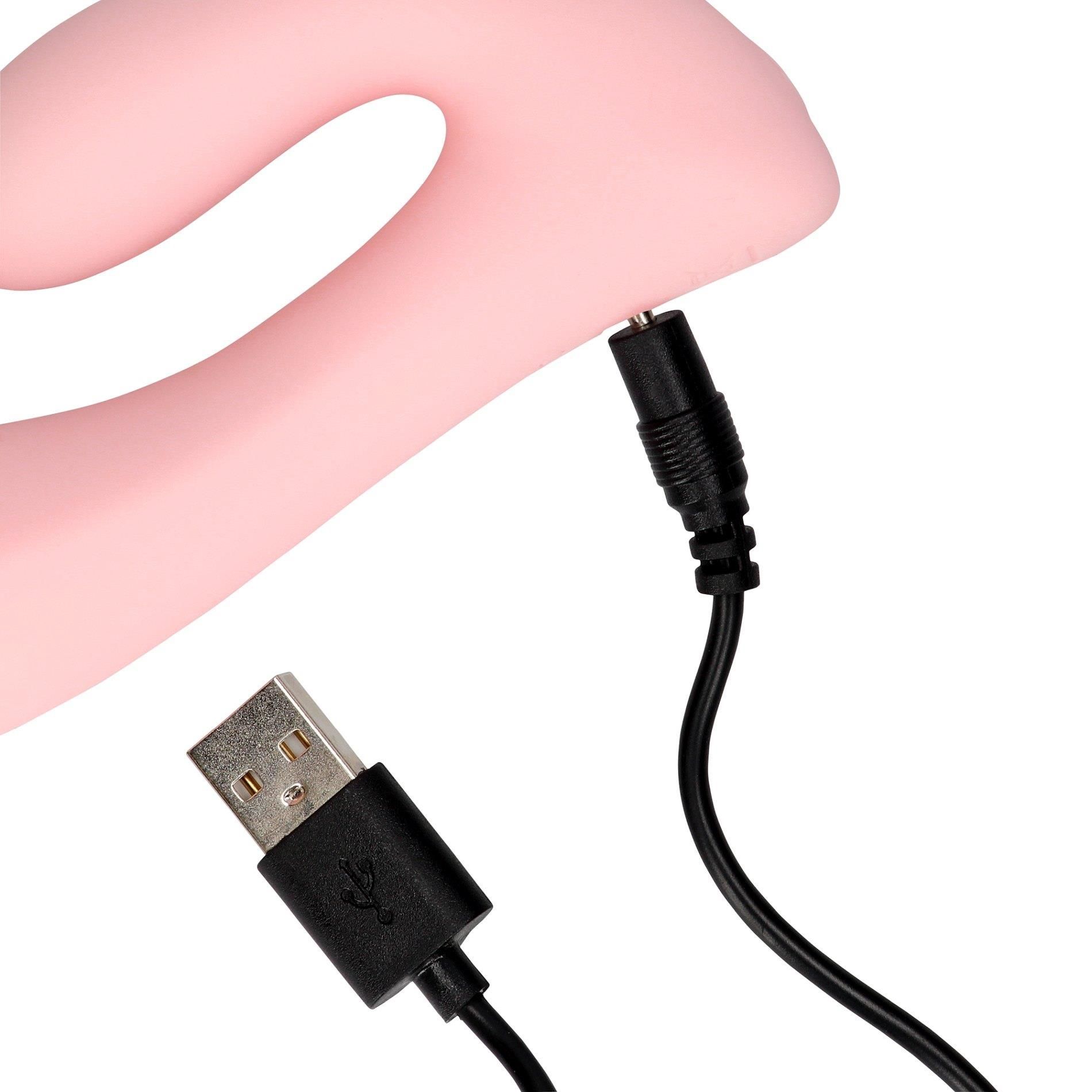 Вибратор Loveline Ultra Soft Silicone G-Spot, 13.5 см (розовый)