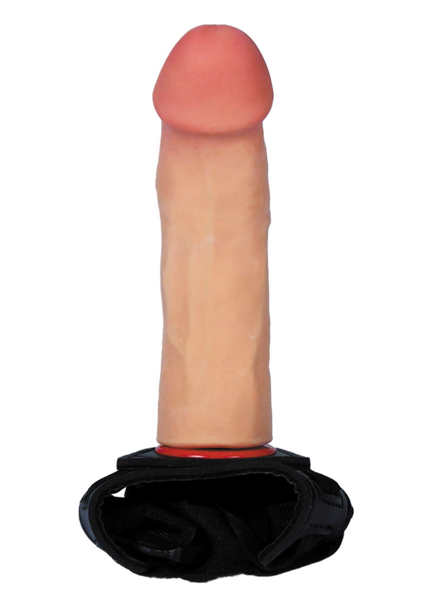 Страпон B - Series Real Proteza-Afrodyta Strap On-Loveclonex 6,5", 16 см (тілесний)